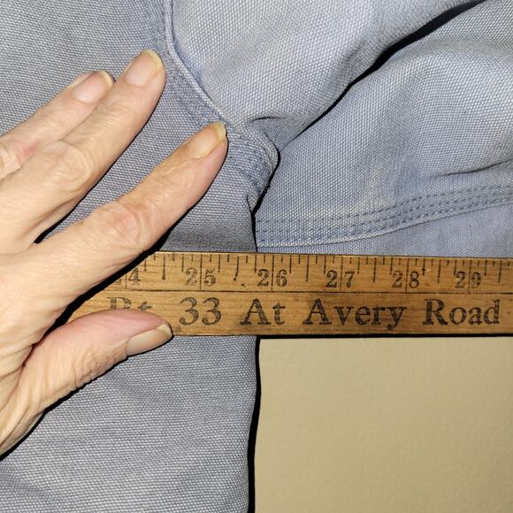 Carhartt Work Jacket Sandstone Sierra Sherpa Lined Duck Canvas Womens XL Outdoo - Picture 6 of 13